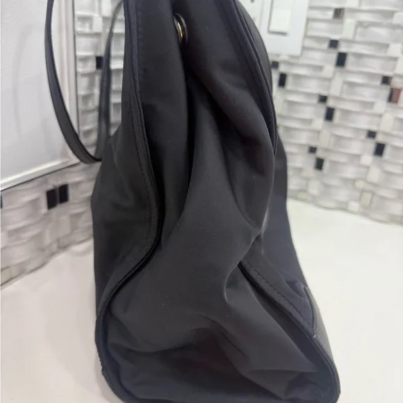 Tory Burch Black Nylon Tote - Picture 6 of 7